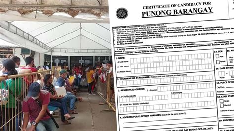 Comelec releases downloadable COC forms for BSKE 2023 .